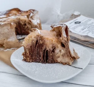 Jablkovo-čokoládový swirl cake